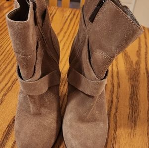 Tan Suede Ankle Boot
